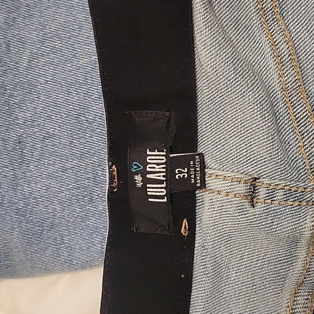 LulaRoe  Skinny Flare Denim  32 - Picture 2 of 7